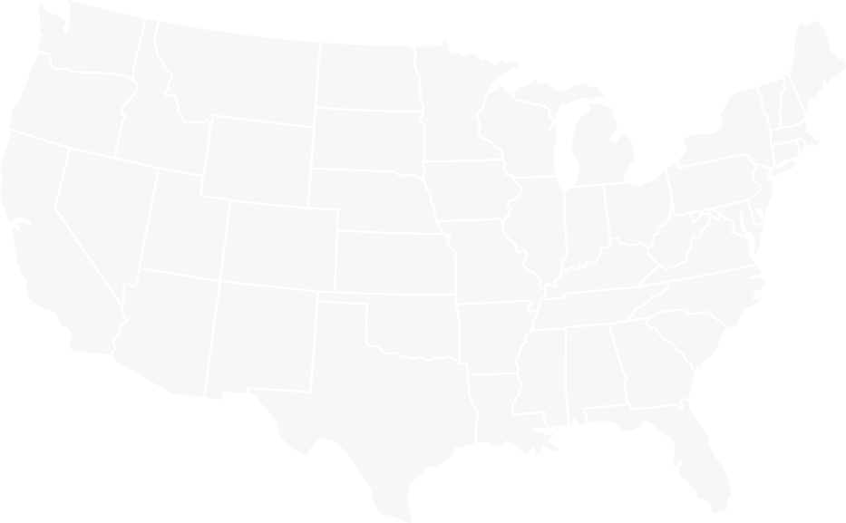 Map of the US